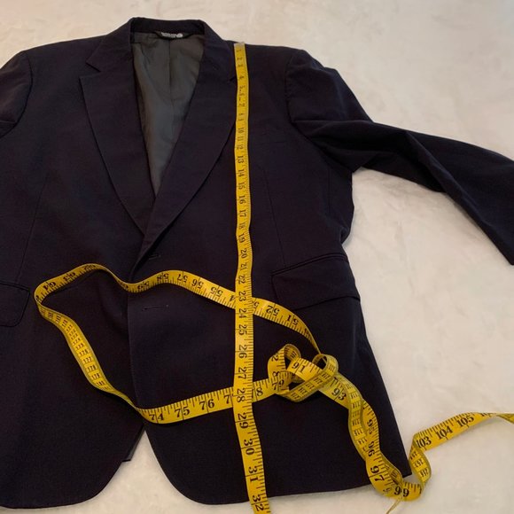 Tailor's Bench Navy Wool Suit Coat - Picture 12 of 16